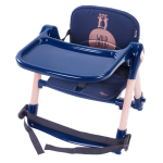 Apramo Flippa Rockstar 摺疊兒童餐椅 (Shimmer Rose)